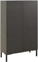 Pakoworld Ξύλινη Παπουτσοθήκη Calliope με 6 Ράφια Μαύρη 118x30x78cm 039-000183