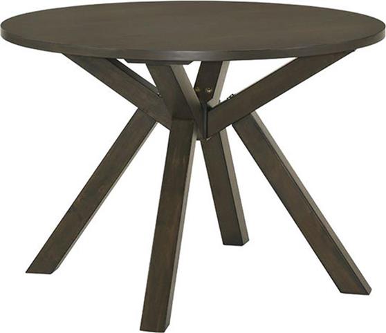Pakoworld Ξύλινο Τραπέζι Εξωτερικού Χώρου Biron Ανθρακί 120x120x75cm 250-000004