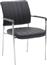 Pakoworld Lifelong Καρέκλα Επισκέπτη με Μπράτσα σε Μαύρο Χρώμα 53x55x83cm 217-000034