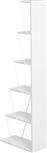 Pakoworld Mini Tars Βιβλιοθήκη Λευκό 50x22x150cm 225-000028
