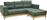 Pakoworld Mirabel Γωνιακός Καναπές με Αναστρέψιμη Γωνία Πράσινος 250x184cm 166-000023