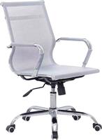 Pakoworld Noctis Καρέκλα Γραφείου με Ανάκλιση Λευκό 277-000006