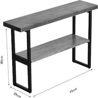Pakoworld Nore Κονσόλα από Ξύλο & Μέταλλο Μ79xΠ29xΥ85cm 197-000055