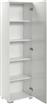 Pakoworld Chad1 Στήλη Μπάνιου Δαπέδου Λευκό Gloss 45x32x169cm 039-000154