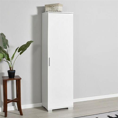 Pakoworld Chad1 Στήλη Μπάνιου Δαπέδου Λευκό Gloss 45x32x169cm 039-000154