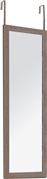 Pakoworld PWD-0113 Καθρέπτης Τοίχου Πόρτας με Καφέ Ξύλινο Πλαίσιο 109x35cm 199-000506