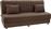 Pakoworld Romina Τριθέσιος Καναπές Κρεβάτι με Αποθηκευτικό Χώρο Μπεζ-Μόκα 180x75cm 213-000016