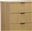 Pakoworld Συρταριέρα Κρεβατοκάμαρας Ξύλινη Eventful Natural 79x46x115cm 260-000011