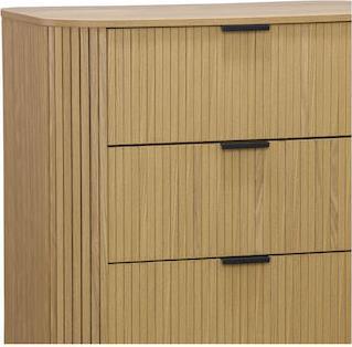 Pakoworld Συρταριέρα Κρεβατοκάμαρας Ξύλινη Eventful Natural 79x46x115cm 260-000011