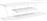 Pakoworld Tars Έπιπλο Τηλεόρασης από Μέταλλο & Ξύλο Λευκό Μ120xΠ30xΥ33cm 225-000031