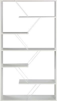 Pakoworld Tars Βιβλιοθήκη Λευκή 84x24x157cm 027-000018
