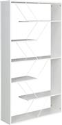 Pakoworld Tars Βιβλιοθήκη Λευκή 84x24x157cm 027-000018