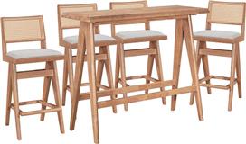 Pakoworld Τραπεζαρία Winslow 5τμχ 120x45cm 247-000015