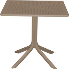 Pakoworld Τραπέζι για Μικρούς Εξωτερικούς Χώρους από Πολυπροπυλένιο Groovy 80x80x74.5cm 253-000009