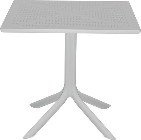 Pakoworld Τραπέζι για Μικρούς Εξωτερικούς Χώρους από Πολυπροπυλένιο Groovy 80x80x74.5cm 253-000010
