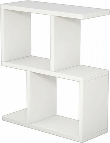 Pakoworld Βοηθητικό τραπέζι σαλονιού Zet χρώμα λευκό 51x17x45εκ