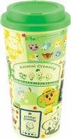 Paladone Animal Crossing Travel Κούπα Πλαστική με Καπάκι Πράσινη 450ml PP7723NN