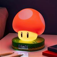 Paladone Ψηφιακό Ρολόι Επιτραπέζιο με Ξυπνητήρι Nintendo Super Mushroom PP10064NN