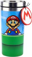 Paladone Super Mario Bros Κούπα Μεταλλική με Καπάκι Πολύχρωμη 450ml PP6349NN
