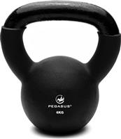 Pegasus Kettlebell Neoprene από Μαντέμι 6kg Μαύρο