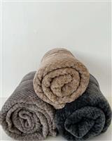 Pennie Coral Κουβέρτα Βελουτέ Μονή 150x210cm Μπεζ Απαλό 710460-87