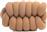 Pennie Crochet Μαξιλάρι Καναπέ Πλεξούδα Καφέ 28x44cm 810462-09