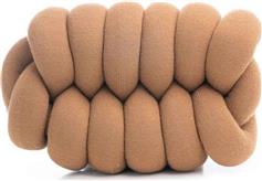 Pennie Crochet Μαξιλάρι Καναπέ Πλεξούδα Καφέ 28x44cm 810462-09