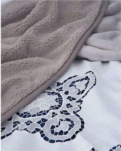 Pennie Dantela Beniz Κουβέρτα Βαμβακερή Υπέρδιπλη 240x280cm Λευκή 710416-01