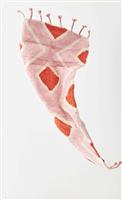 Pennie Isha 3 Χαλί Διάδρομος Καλοκαιρινό Βαμβακερό με Κρόσια Ροζ 65x135cm 041656-31