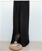 Pennie Κουρτίνα με Τούνελ Elsa Panama Μαύρο 140x260cm 131182-06