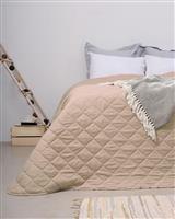Pennie Noble Κουβερλί Υπέρδιπλο Microfiber Μπεζ 220x240cm 720402-14