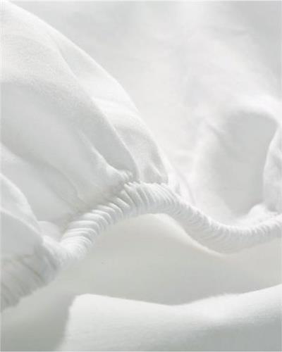 Pennie Peak Σεντόνι Ημίδιπλο με Λάστιχο 120x200cm Λευκό 072583-01