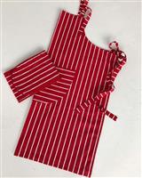 Pennie Stripes Ποδιά Κουζίνας Κόκκινη 90x60cm 051861-45
