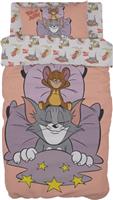 Pennie Tom & Jerry Σετ Παιδική Παπλωματοθήκη Μονή με Μαξιλαροθήκη Ροζ 100887-01 165x250cm
