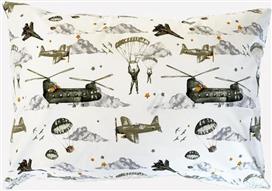Pennie Vintage Planes Παιδική Μαξιλαροθήκη από 100% Βαμβάκι 50x70cm Πολύχρωμη 212567-07