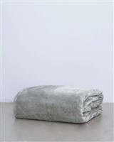 Pennie Voras Κουβέρτα Βελουτέ Υπέρδιπλη 240x260cm Γκρι 710451-16