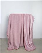 Pennie Zagori Κουβέρτα Βελουτέ Υπέρδιπλη 220x240cm Πούδρα 710394-33