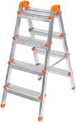 Perilla Double Step Σκάλα Μεταλλική με 2x4 Σκαλοπάτια 0220061