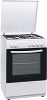 Philco PEG-6031W Κουζίνα 56lt με Εστίες Αερίου & Ρεύματος Π60cm Λευκή
