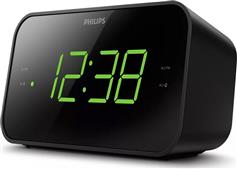 Philips TAR3306/12 Επιτραπέζιο Ρολόι με Ξυπνητήρι