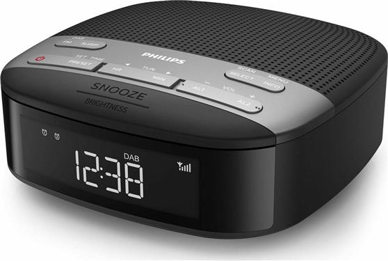 Philips TAR3505/12 Ψηφιακό Ρολόι Επιτραπέζιο με Ξυπνητήρι DAB