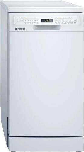 Pitsos DSS60W00 Ελεύθερο Πλυντήριο Πιάτων με Wi-Fi για 9 Σερβίτσια Π45cm Λευκό