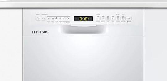 Pitsos DSS60W00 Ελεύθερο Πλυντήριο Πιάτων με Wi-Fi για 9 Σερβίτσια Π45cm Λευκό