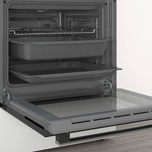 Pitsos PHC009120 Κουζίνα 66lt με Κεραμικές Εστίες Π60cm Λευκή