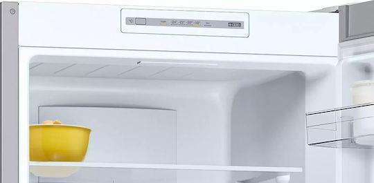 Pitsos PKNB36NLE0 Ψυγειοκαταψύκτης 305lt Total NoFrost Υ186xΠ60xΒ66cm Metal Look