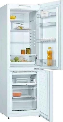 Pitsos PKNB36NWE0 Ψυγειοκαταψύκτης 305lt Total NoFrost Υ186xΠ60xΒ66cm Λευκός