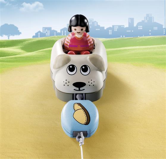 Playmobil 123 Dog Train Car για 1.5+ ετών 70406