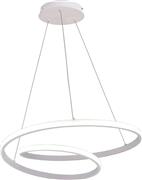 Powertech Κρεμαστό Φωτιστικό Λευκό LED με Φυσικό Λευκό Φως 40cm HLL-0153