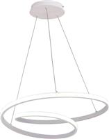 Powertech Κρεμαστό Φωτιστικό Λευκό LED με Φυσικό Λευκό Φως 40cm HLL-0153