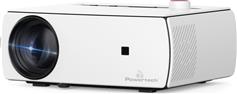 Powertech PT-1158 Projector LCD Full HD Λάμπας LED με Ενσωματωμένα Ηχεία Λευκός
